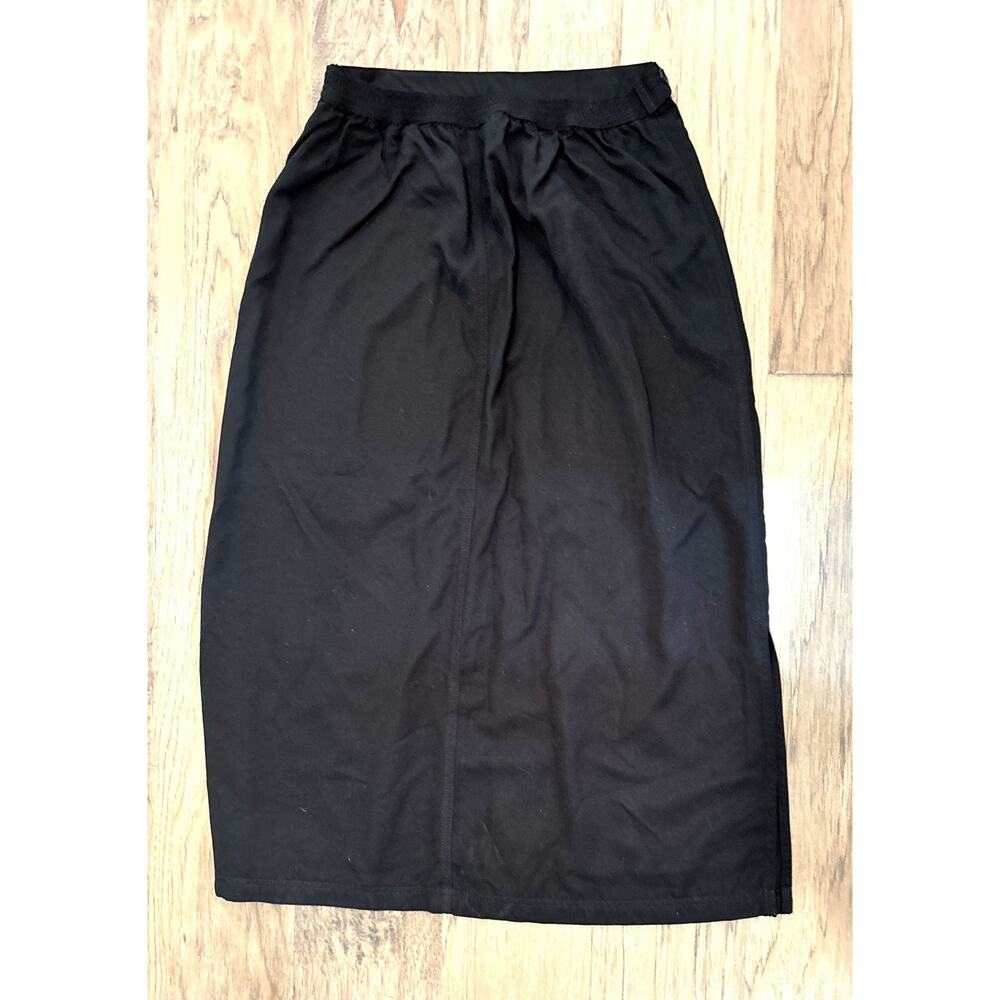 Jones New York Sport Long Black Skirt Size 12